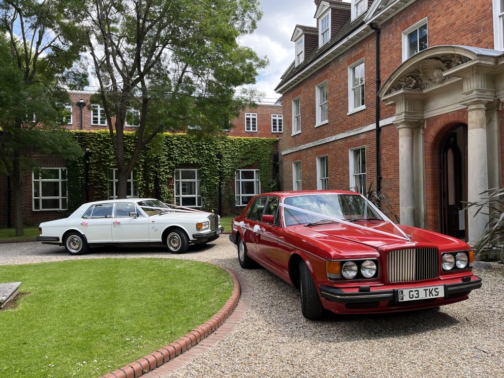 Karen and Josh's double car wedding