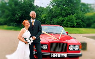 Skye and Tom's Wedding in Our Restored Red Bentley