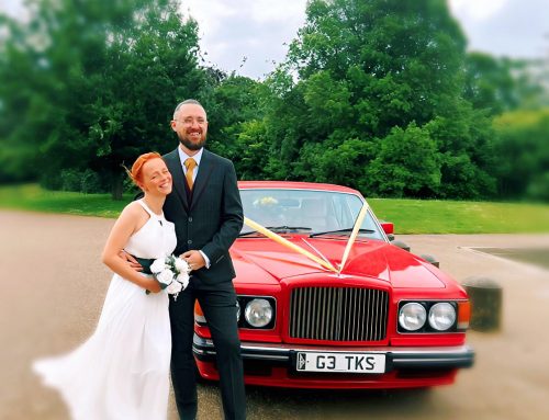 Skye and Tom’s Wedding in Our Restored Red Bentley