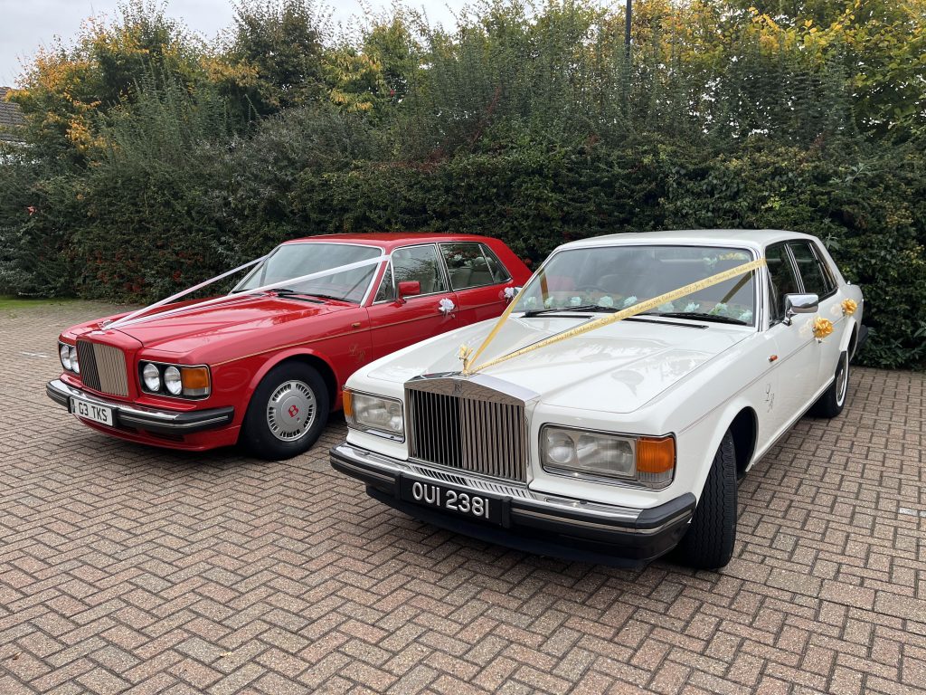 Joe and Flo's Wedding with our Rolls Royce and Bentley