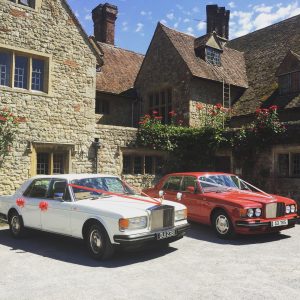 Rolls-Royce and Bentley wedding car hire in Kent with chauffeur service